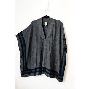 C&C California M pullover shawl sweater gray